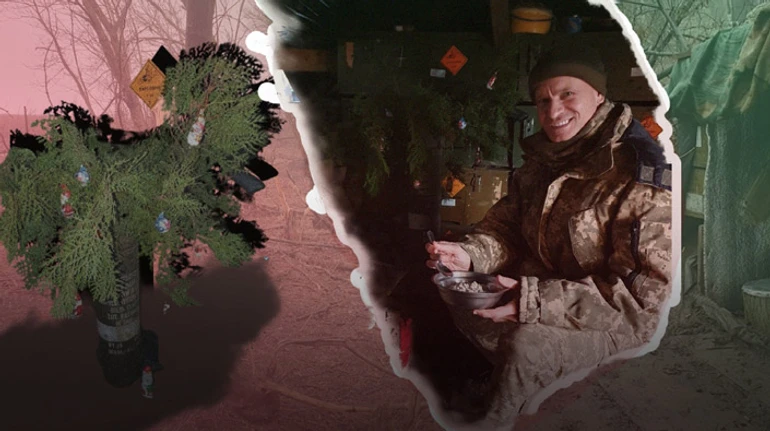 Штолен, олів'є і щур Борис. Романтика новорічно-різдвяних свят на бойових позиціях гірсько-штурмової бригади