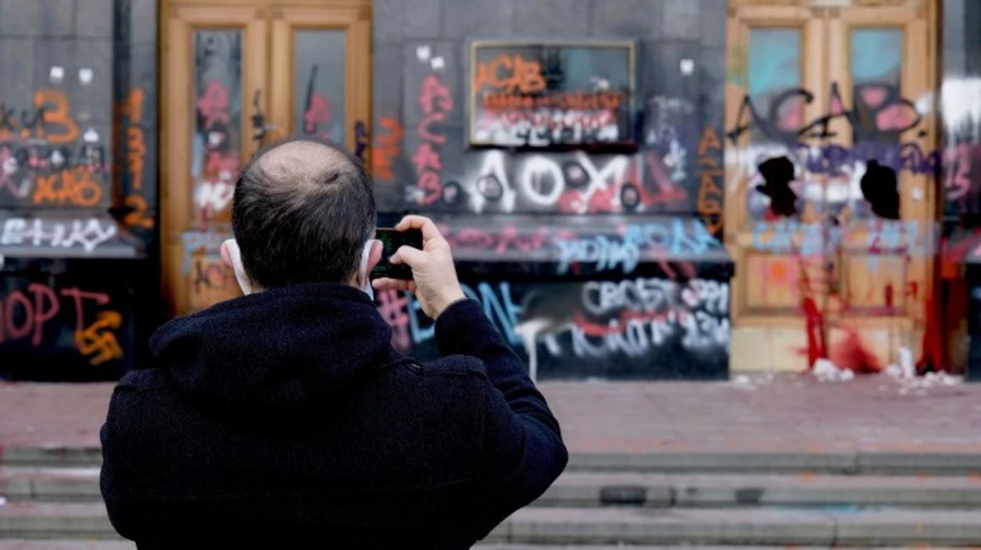 В Офісі президента рахують збитки через погром будівлі учасниками протесту