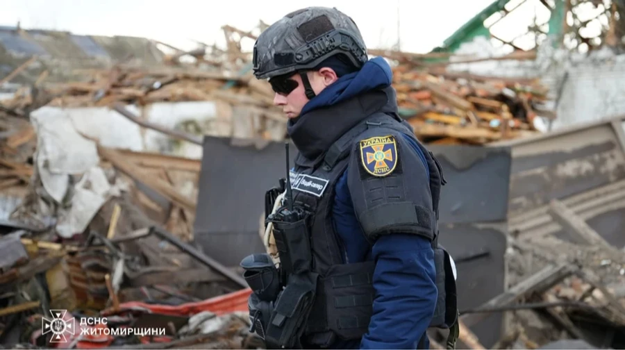 Russians attack Zhytomyr Oblast, damaging infrastructure