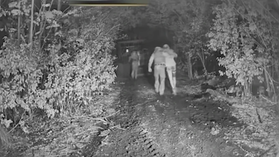 Ukrainian forces use single ground robot to evacuate four wounded soldiers in constant danger from drones and mines – video