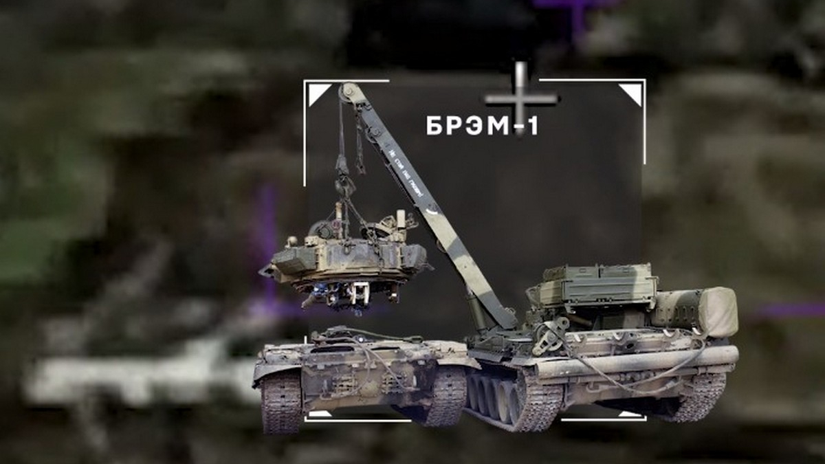 Ukrainian drone forces strike rare Russian BREM-1 armoured vehicle in Zaporizhzhia Oblast – video