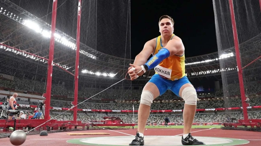 Ukrainian athlete Kokhan wins silver medal at Diamond League stage