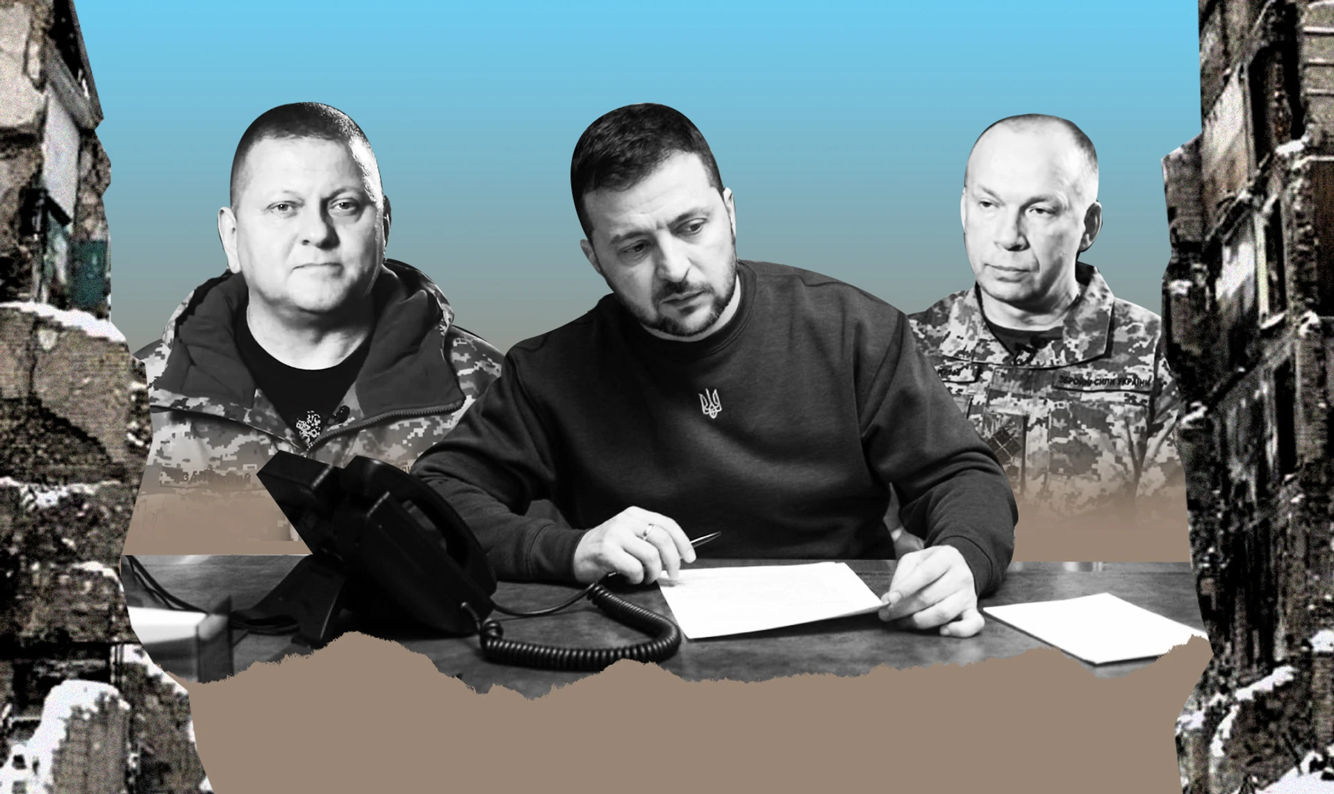 Володимир Зеленський та його генерали пояснюють, чому війна висить на волосині