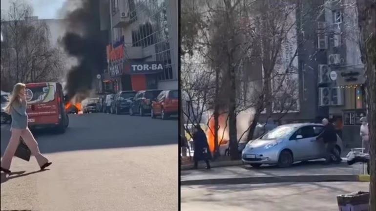 У Рівному вибухнуло авто поблизу торговельного центру: СБУ кваліфікує як теракт