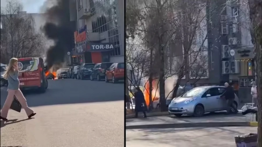 У Рівному вибухнуло авто поблизу торговельного центру: СБУ кваліфікує як теракт