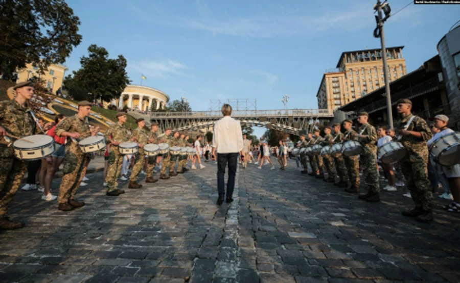 День Незалежності по-новому: у центрі Києва провели репетицію урочистостей