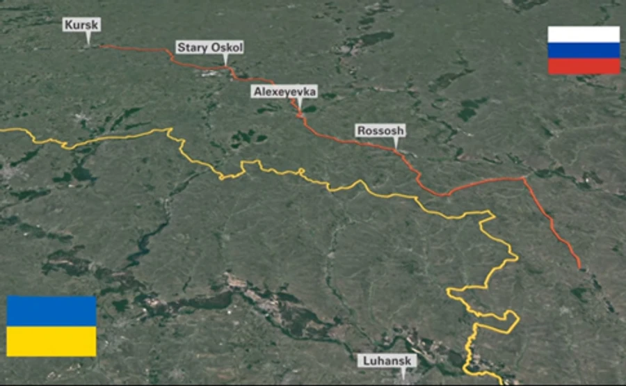 Появилось видео полного маршрута Бука, сбившего МН17