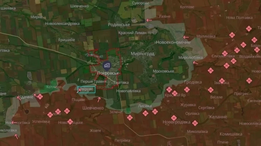 Розвідка Британії: Росія намагається оточити Покровськ, аби перерізати логістику ЗСУ