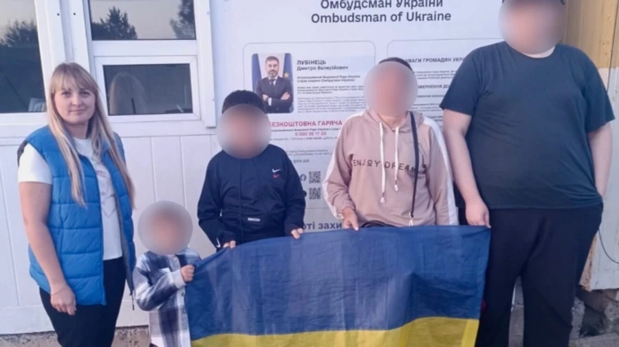 Ukraine brings back seven children and their families from occupied territories