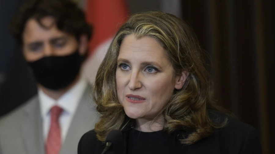 Віцепрем’єрка Канади Фріланд подала у відставку через конфлікт із Трюдо