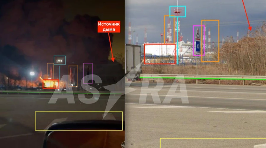 Після атаки дронів у Краснодарському краї РФ горить нафтобаза