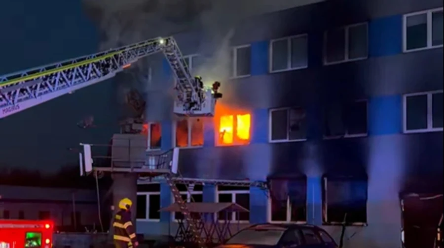Fire at Ukrainian thermal imaging device factory in Czechia: police suspect terrorist attack