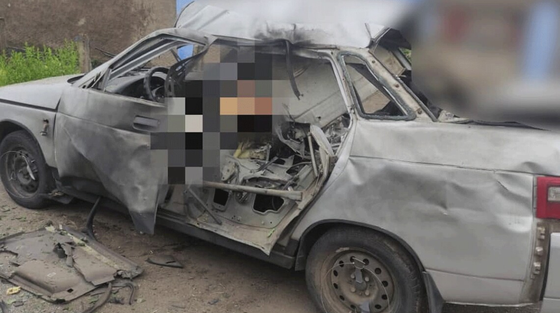 Російський дрон атакував цивільне авто на Херсонщині: четверо поранених