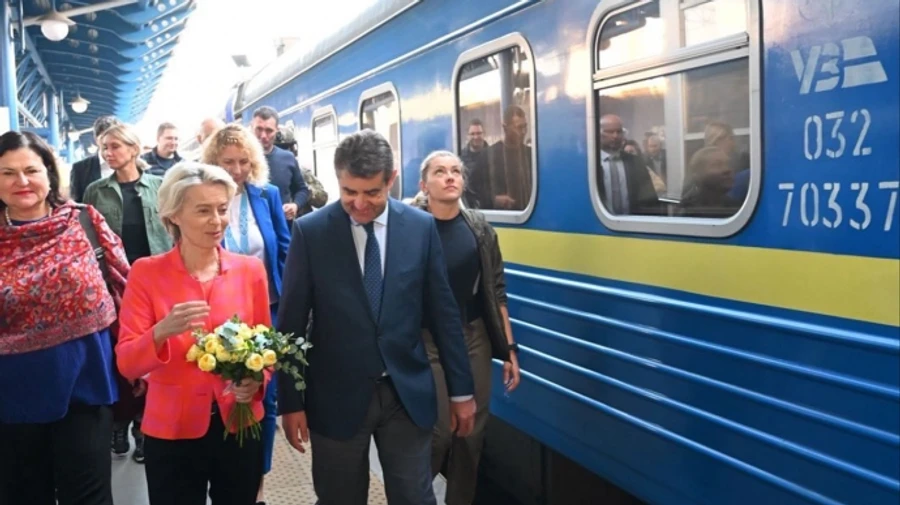 Президент Еврокомиссии приехала в Украину