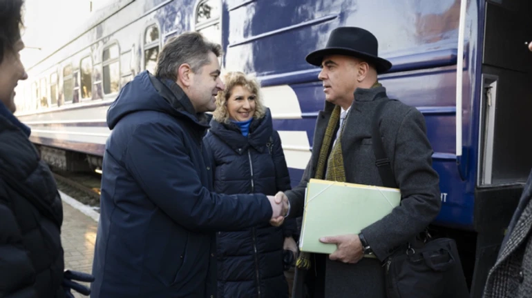 Swiss Confederation President arrives in Ukraine 