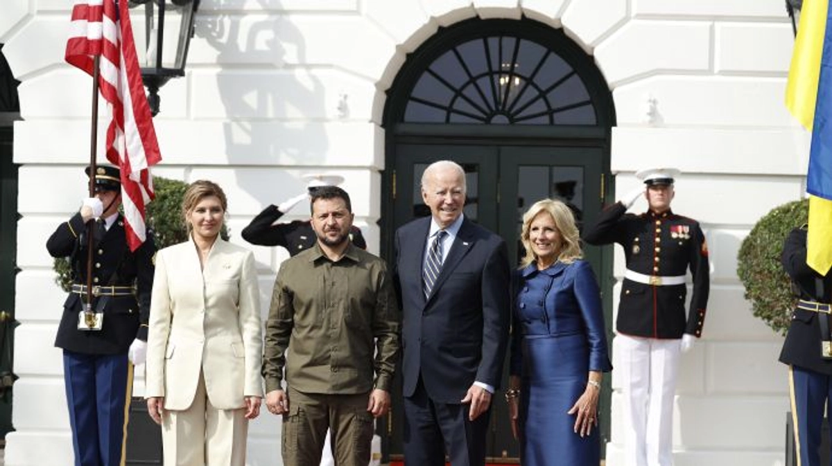 Zelenskyy arrives at White House to meet with Biden | Ukrainska Pravda