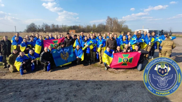 Ukraine's Security Service posts unique footage of defenders released from Russian captivity