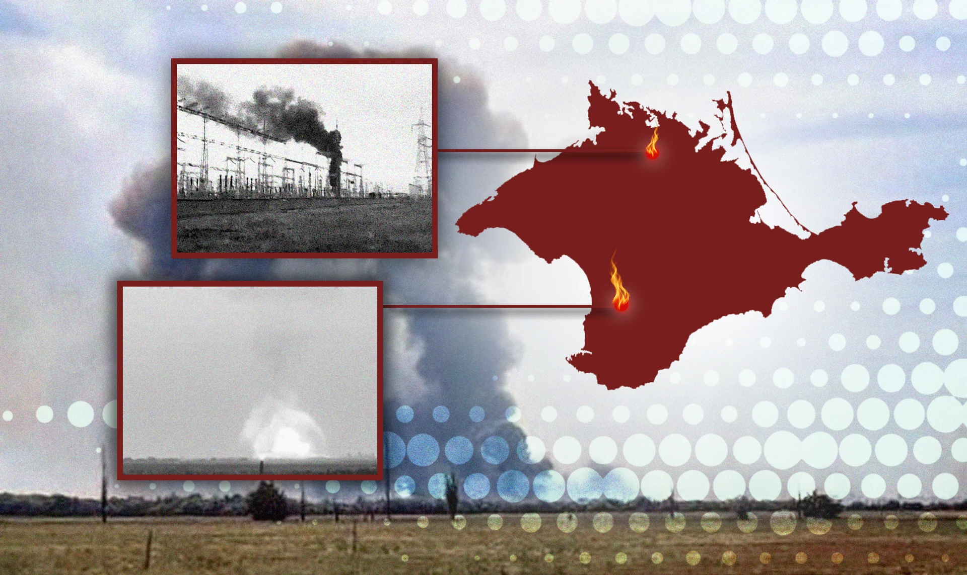 Подія дня: вибухи в Криму. Як виглядають і де розташовані підірвані бази росіян