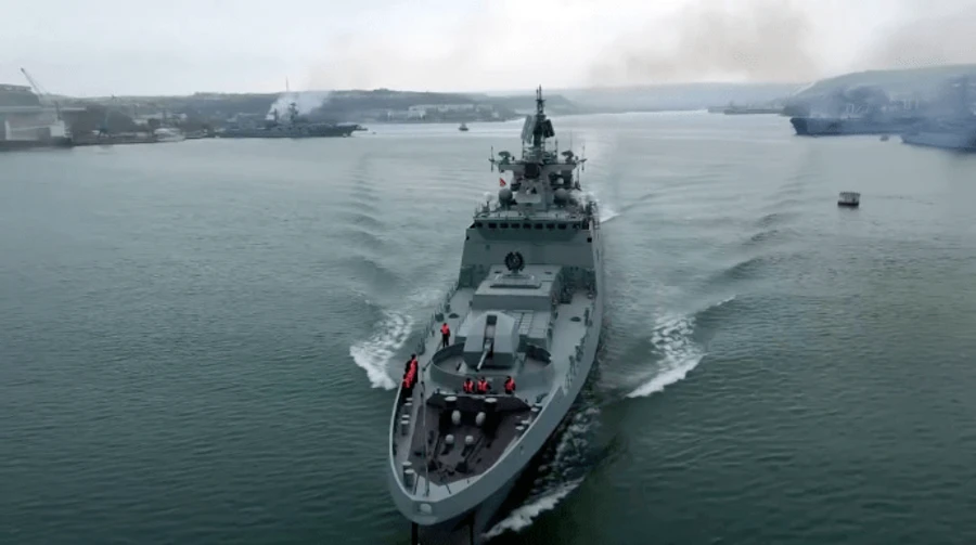 18 Russian ships manoeuvre towards Novorossiysk in Black Sea – Operational Command Pivden (South)