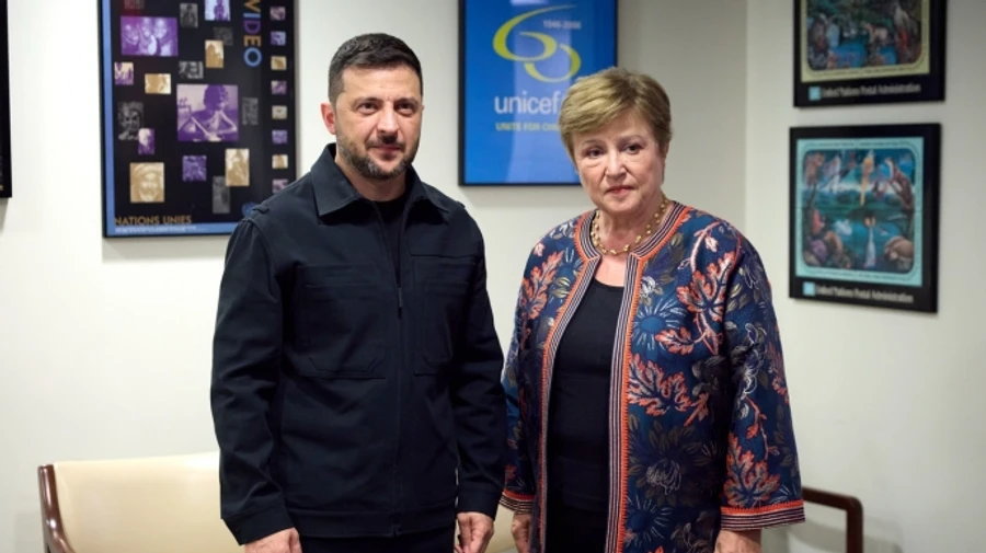 Zelenskyy discusses new support programme for Ukraine with IMF managing director in New York