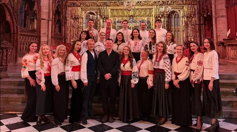 Украинский хор спел колядку в рождественском обращении короля Чарльза III