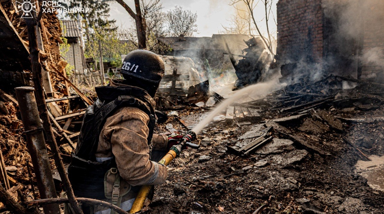 Two injured and houses damaged as Russian forces attack Kharkiv with drones