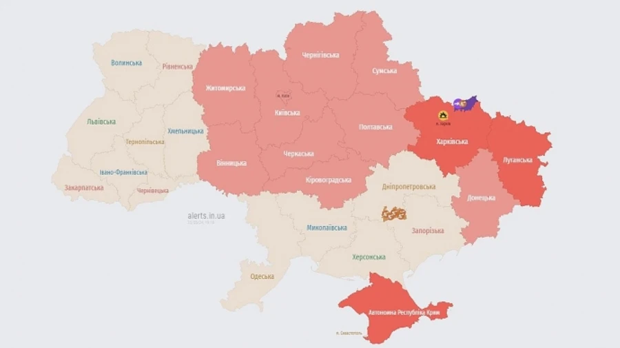 В Киеве и ряде областей была воздушная тревога