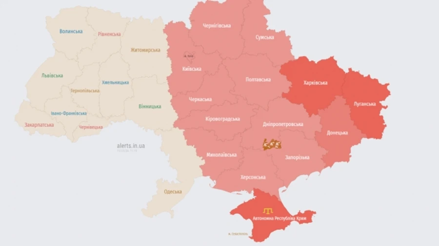 Повітряні сили повідомили про запуск російських ракет по Україні