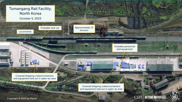 Після зустрічі Путіна з Кімом КНДР різко наростила перевезення в РФ – супутникові знімки