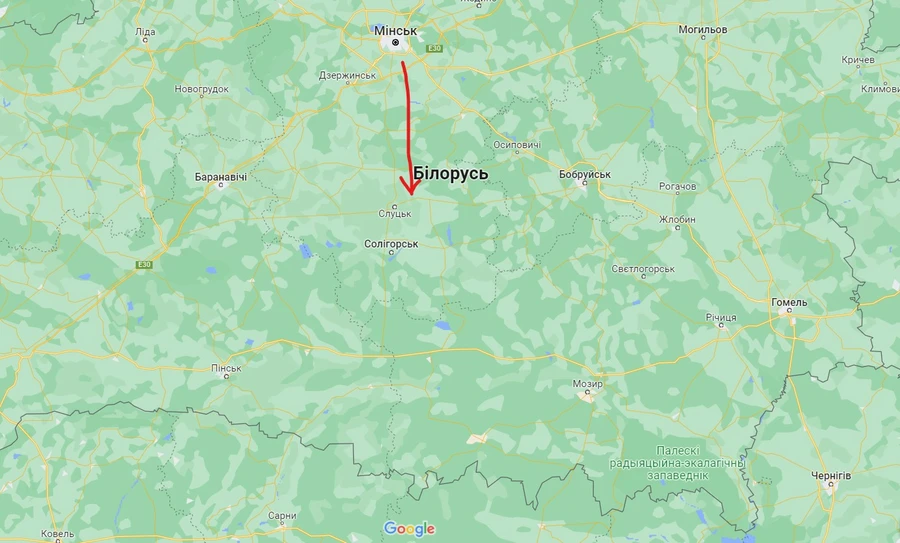 Біля Мінська помітили довгу колону техніки із системами С-300 в напрямку України