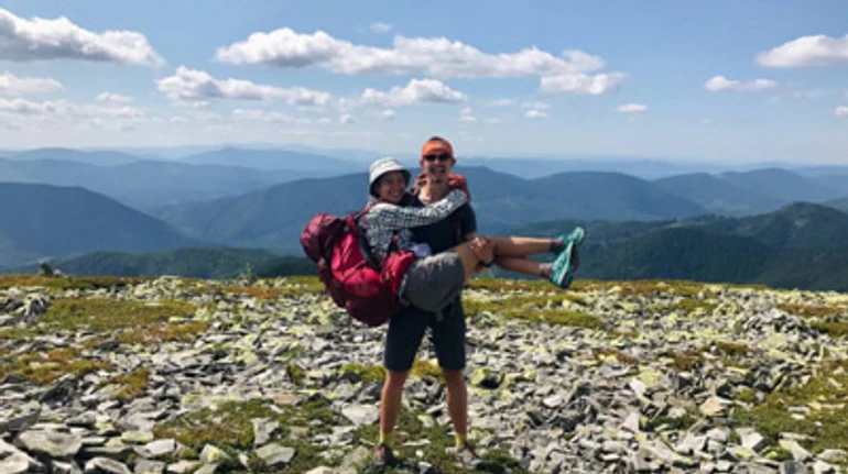 Медовый месяц в горах. Как супруги из Львова за 50 дней обошли почти 100 вершин