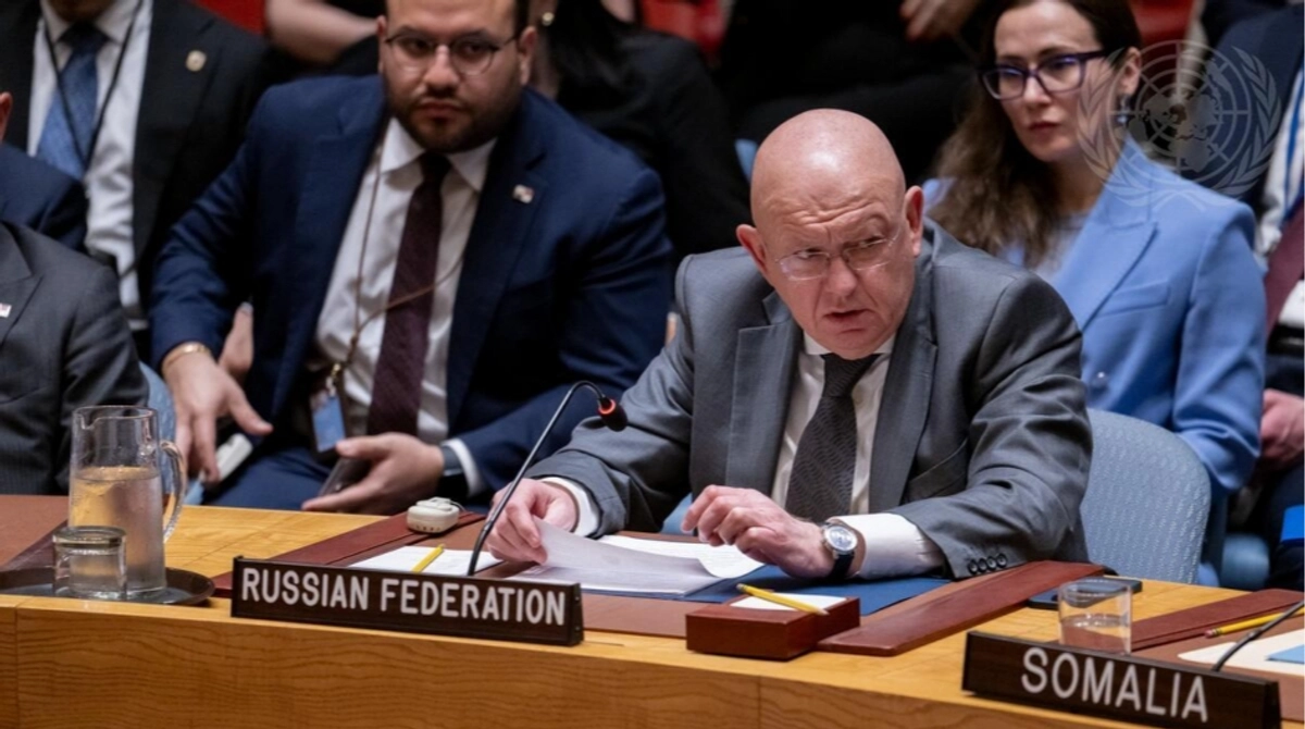 Russia defends Iran at UN, comparing Western countries to "pirates"