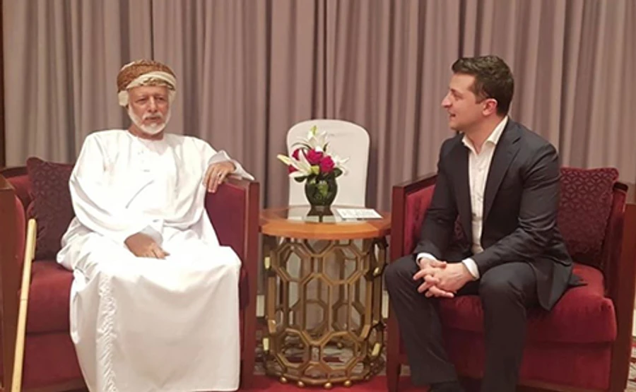 Зеленский в Омане встретился с министром