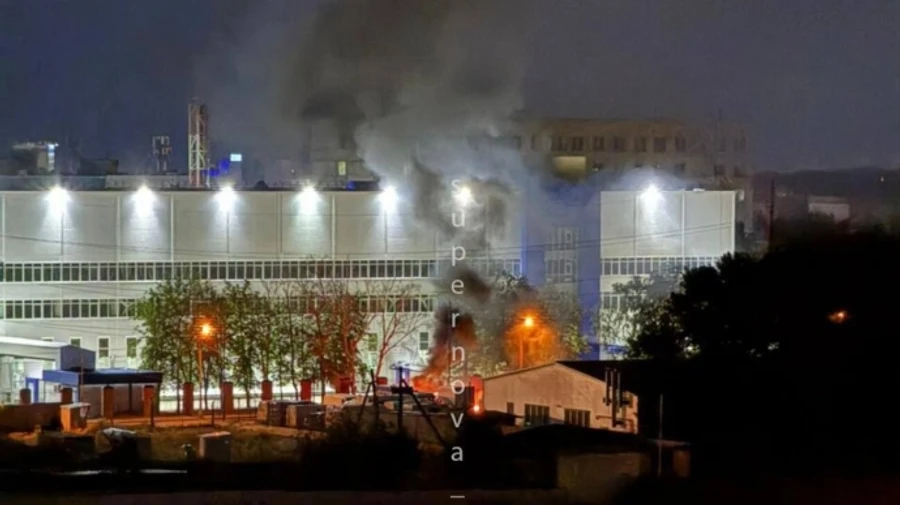 Drones attack plant in Russia's Stavropol – photos, videos