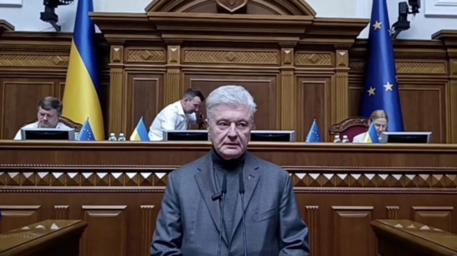 Former Ukrainian president Poroshenko says vote for new PM is unconstitutional