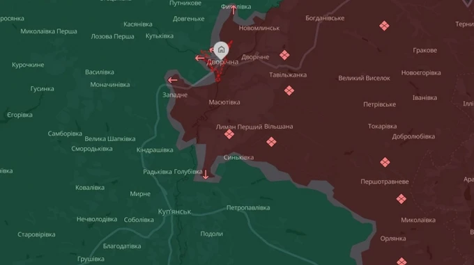 Russians expand foothold near Kupiansk, DeepState reports