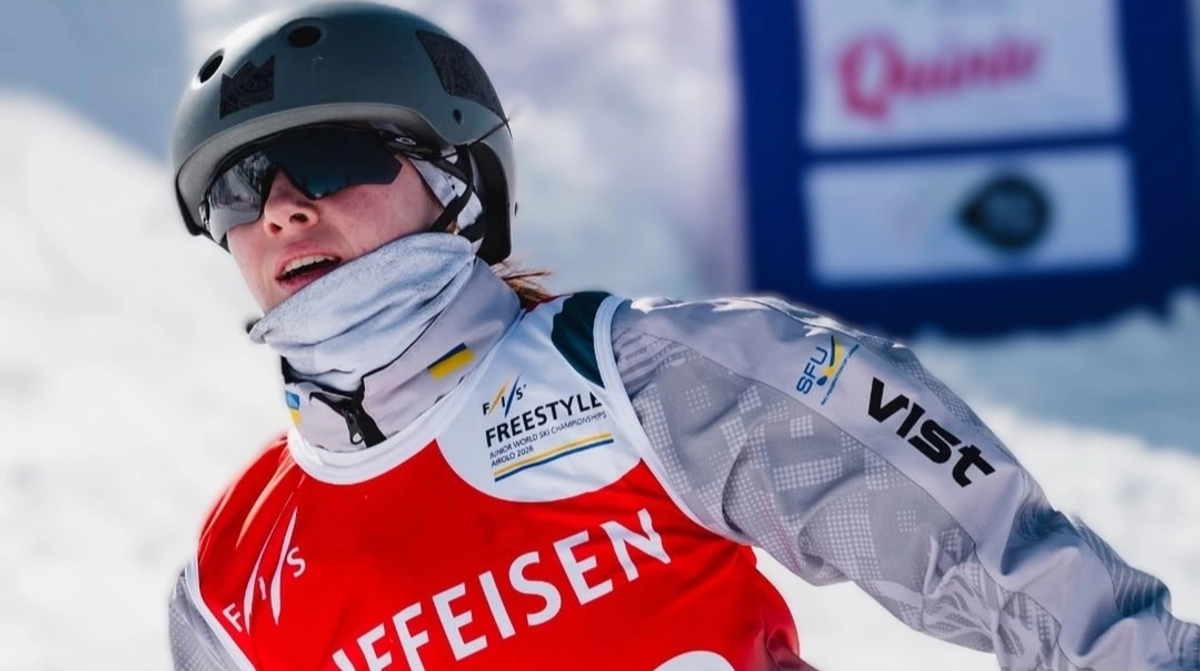 Ukrainian freestyle skier wins bronze in aerials at FIS Junior World Championships