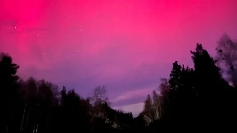 Northern Lights are seen in Ukraine
