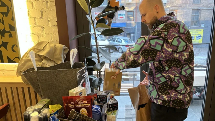 В Киеве организовали акцию Не тайный Санта для военных