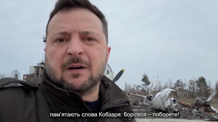 Зеленський з Гостомеля звернувся до українців у річницю великої війни