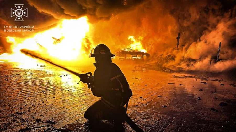 Російський Шахед поцілив по інфраструктурі на Одещині − ОВА