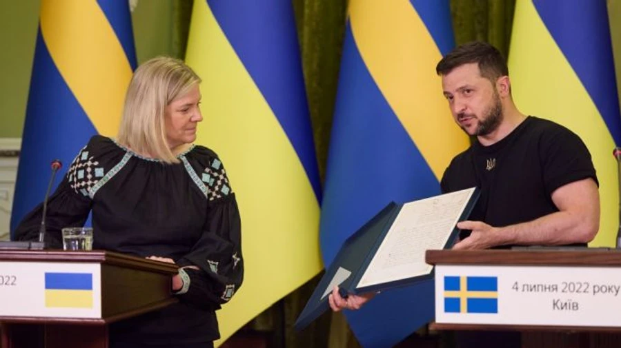 Прем’єрка Швеції привезла в Київ лист про визнання Запорозької Січі як держави