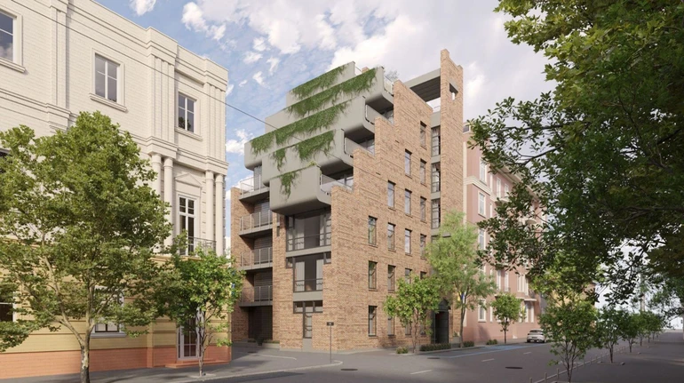 Модерністську будівлю в Києві ревіталізують та перетворять на офісний центр із міським кафе