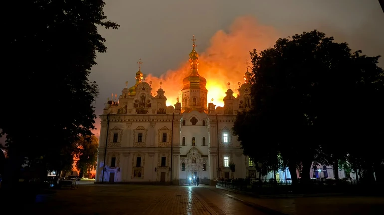 Russian drone strike on Kyiv's Caves Monastery was deliberate – OSINT analysis, photos