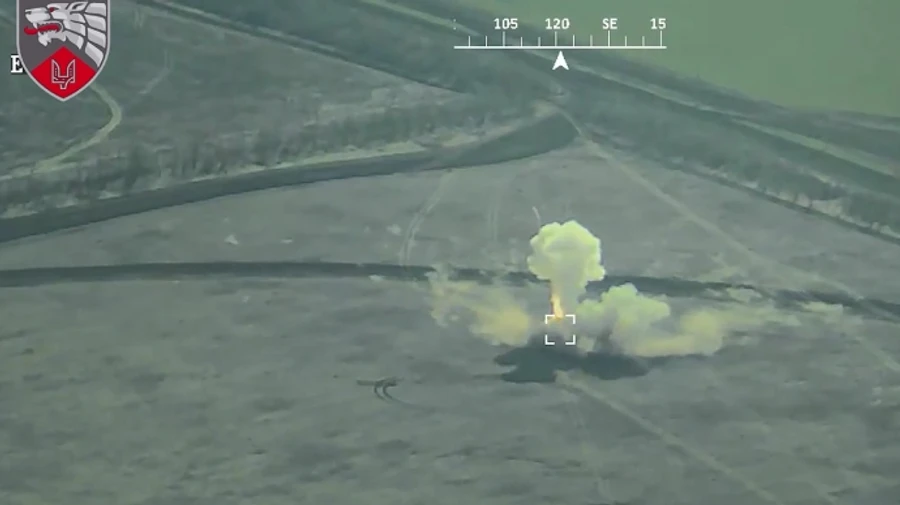 HIMARS прицельно сжег российский БУК