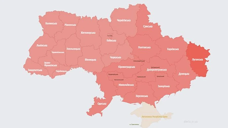 По всій Україні – повітряна тривога