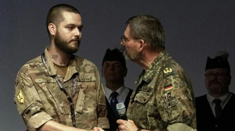 Azov medic honoured with Europe's highest medical award for unique drone feat saving brother-in-arms