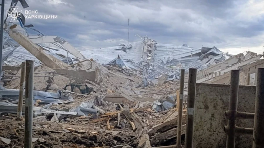 Russians hit agricultural business in Kharkiv Oblast: man injured, cattle killed – photos