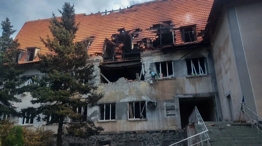 Russian forces strike forest administrative building in Zaporizhzhia Oblast – photos