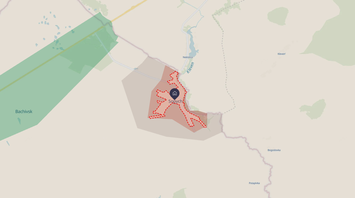 Russians occupy village of Sopych in Sumy Oblast – DeepState